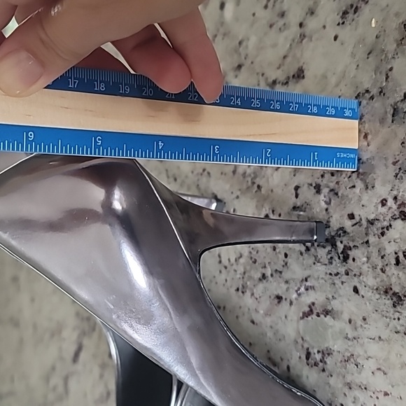 Open toes chrome heels - Picture 5 of 5